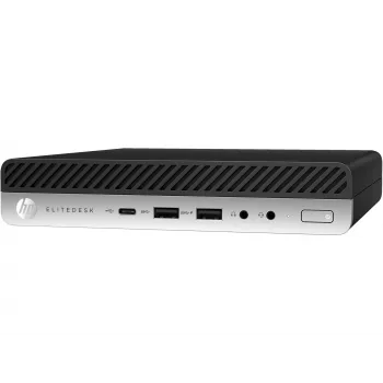 T1A HP EliteDesk 800 G5 repasovaný Intel® Core™ i5 i5-9500 8 GB DDR4-SDRAM 256 GB SSD Windows 11 Pro Mini-PC čierny, strieborný