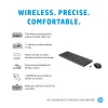 Bezdrôtová súprava klávesnice a myši HP 330 — Full-Size klávesnica, RF Wireless, čierna, myš v balení
