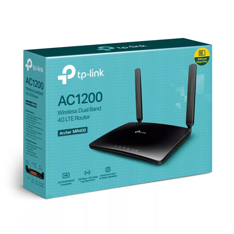 TP-Link Archer AC1200 bezdrôtový dvojpásmový 4G LTE router