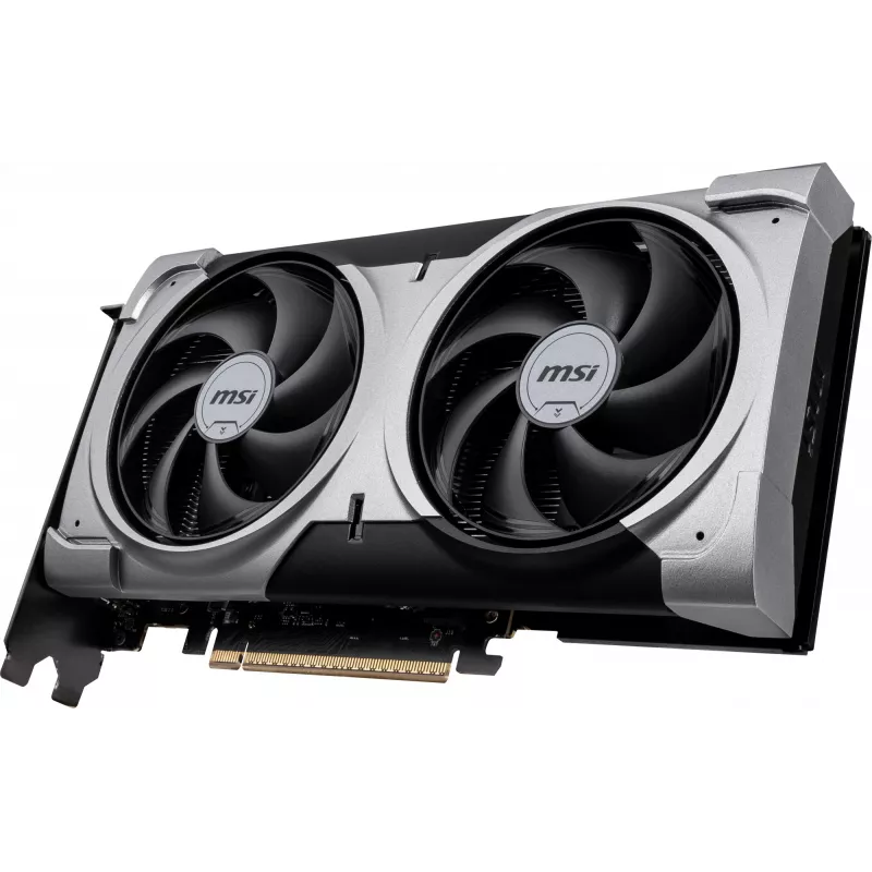 Grafická karta MSI GeForce RTX 5060 Ti 16 GB GDDR7, PCIe 5.0, 128-bit, 2602 MHz Boost, 180 W, 2x ventilátor