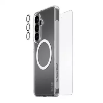 Ochrana displeja PanzerGlass CARE 3-in-1 pre Samsung Galaxy S Plus 2026 — sada PanzerGlass CARE