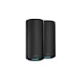 NETGEAR Orbi 970 Series Quad-Band WiFi 7, balenie 2 ks Quad-Band (2,4 GHz / 5 GHz-1 / 5 GHz-2 / 6 GHz) Wi-Fi 6 (802.11ax) čierna 3 Intern