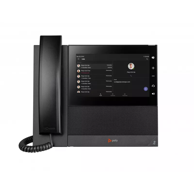 HP Poly CCX 600 Business Media Phone pre Microsoft Teams a s podporou PoE