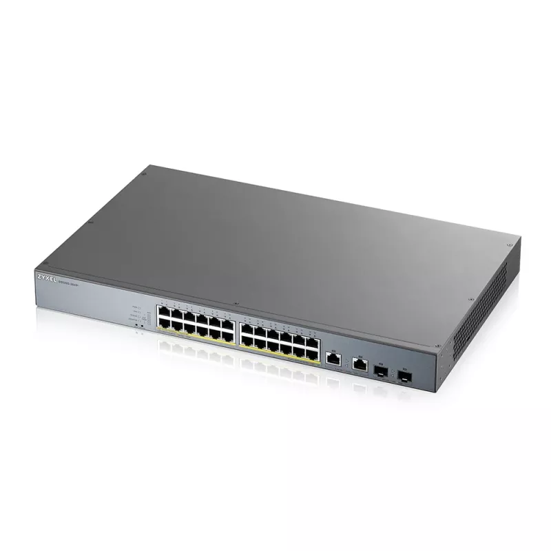 Zyxel GS1350-26HP-EU0101F sieťový switch Managed L2 Gigabit Ethernet (10/100/1000) Power over Ethernet (PoE) sivá