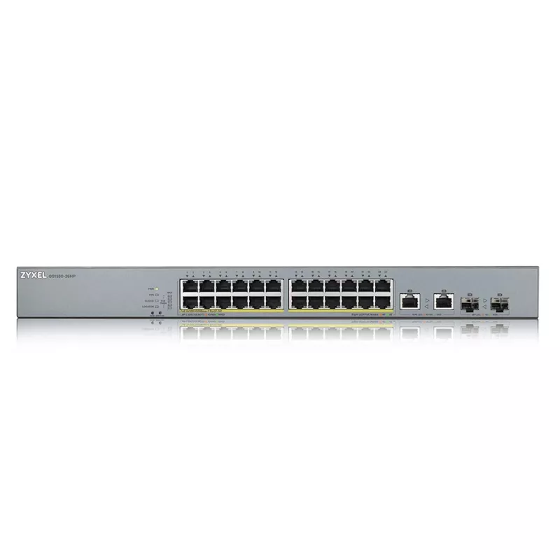 Zyxel GS1350-26HP-EU0101F sieťový switch Managed L2 Gigabit Ethernet (10/100/1000) Power over Ethernet (PoE) sivá