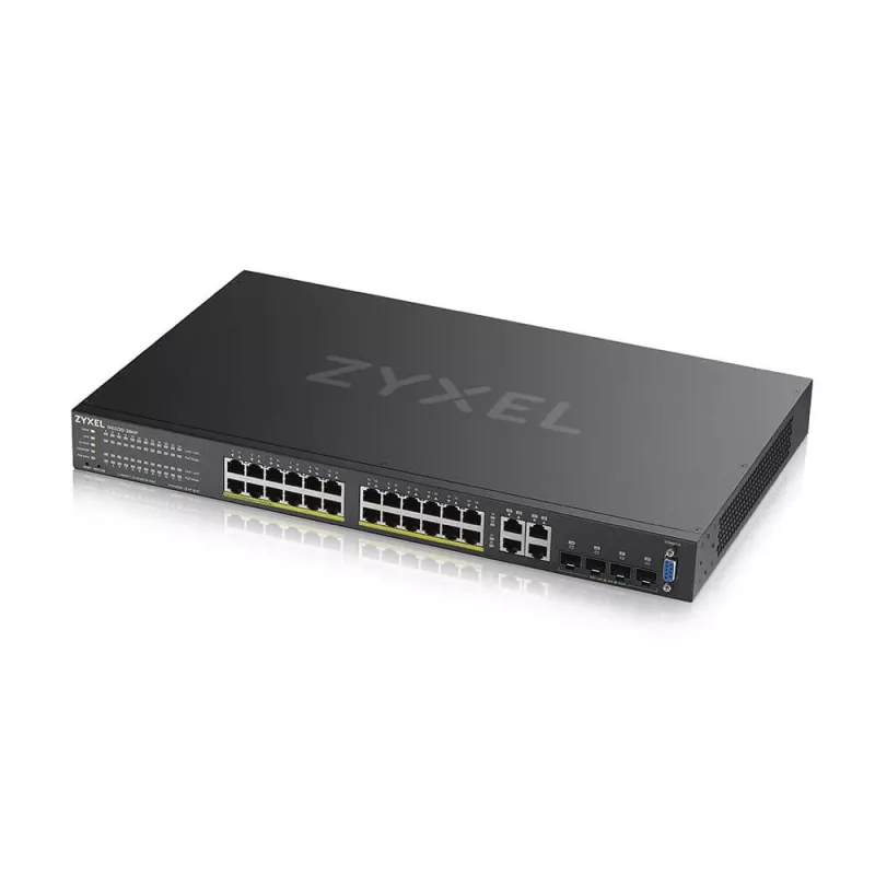 Zyxel GS2220-28HP-EU0101F sieťový switch Managed L2 Gigabit Ethernet (10/100/1000) Power over Ethernet (PoE) čierna