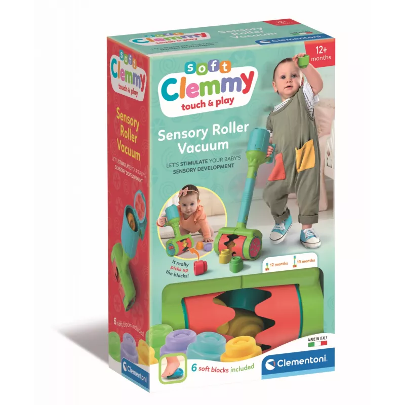 Clementoni Clemmy mäkký vysávač, stavebnica, 1 rok(y), 6 ks, 110 g