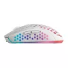 Mars Gaming MMW3W, bezdrôtová herná myš, RGB Flow, ultralehká 79 g, 3200 DPI, biela