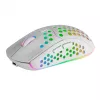 Mars Gaming MMW3W, bezdrôtová herná myš, RGB Flow, ultralehká 79 g, 3200 DPI, biela