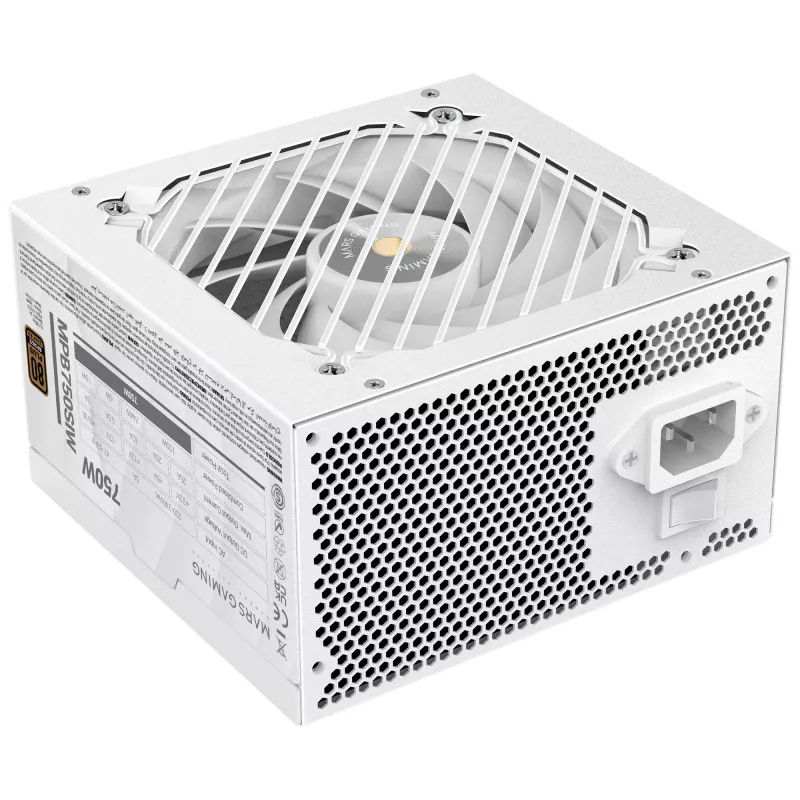 Mars Gaming MPB750SIW napájací zdroj 750 W 24-pin ATX ATX biely