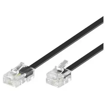 Microconnect MPK451S telefónny kábel 1 m čierny