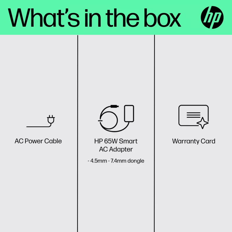 HP 65W Smart AC adaptér, kompatibilný s HP ProBook 440 G6 Notebook PC; HP ProBook 450 G6 Notebook PC; HP ProBook x360 11..., business, 5 - 35 °C, -20 - 85 °C, CCC, CE, BSMI, 47 mm