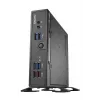 Shuttle XPC tenký barebone DS50U, Intel Celeron 7305, 2x LAN (1x 2.5Gbit, 1x 1Gbit), 1xCOM, 1xHDMI, 1xDP, 1x VGA, bez ventilátora, nepretržitá prevádzka 24/7