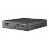 Shuttle XPC tenký barebone DS50U, Intel Celeron 7305, 2x LAN (1x 2.5Gbit, 1x 1Gbit), 1xCOM, 1xHDMI, 1xDP, 1x VGA, bez ventilátora, nepretržitá prevádzka 24/7