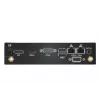 Shuttle XPC tenký barebone DS50U, Intel Celeron 7305, 2x LAN (1x 2.5Gbit, 1x 1Gbit), 1xCOM, 1xHDMI, 1xDP, 1x VGA, bez ventilátora, nepretržitá prevádzka 24/7