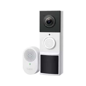 TP-Link Tapo video zvonček kamera 1 × D210, 1 × D100C, H.264, 3 MP, 2304 x 1296 pixelov, 1296p, CMOS, 25,4 / 3 mm (1 / 3 palca)