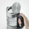 Rýchlovarná kanvica SEVERIN WK3458, 0,5 L, 1100 W, sklo a nerez, 5 nastavení teploty, bezdrôtová