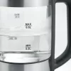 Rýchlovarná kanvica SEVERIN WK3458, 0,5 L, 1100 W, sklo a nerez, 5 nastavení teploty, bezdrôtová