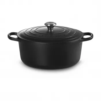 Le Creuset Signature okrúhly Dutch Oven 8,1 l čierny 30 cm