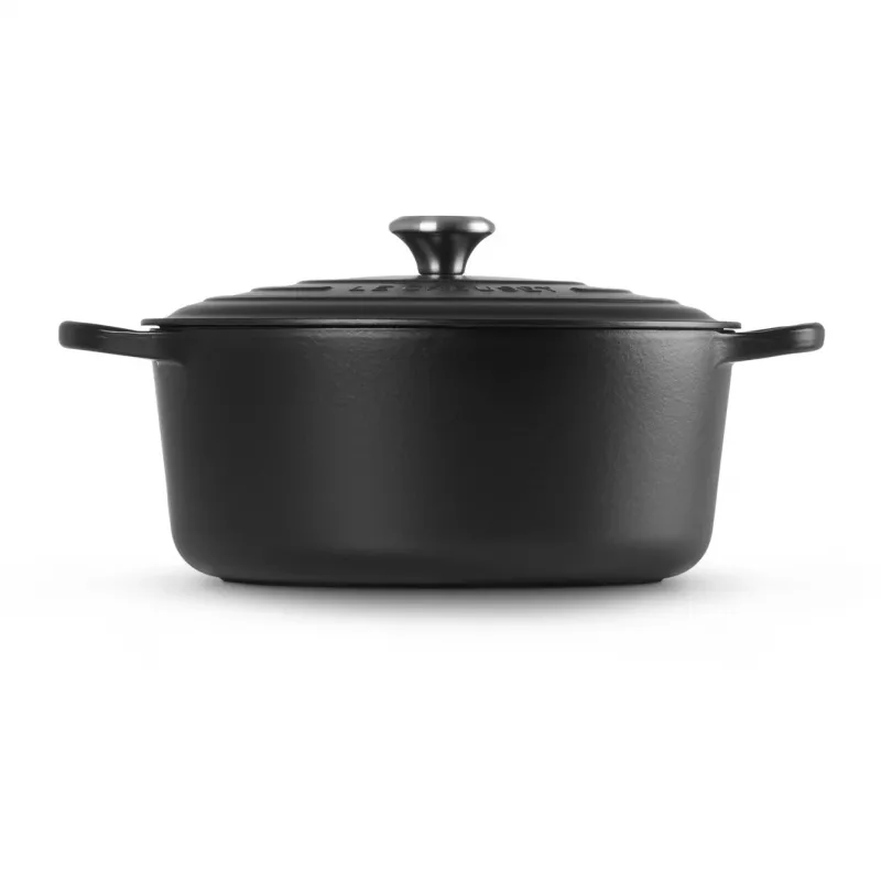 Le Creuset Signature okrúhly Dutch Oven 8,1 l čierny 30 cm