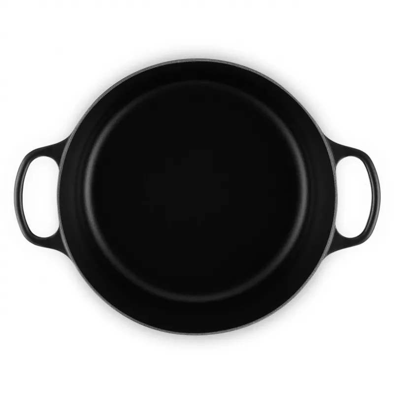 Le Creuset Signature okrúhly Dutch Oven 8,1 l čierny 30 cm