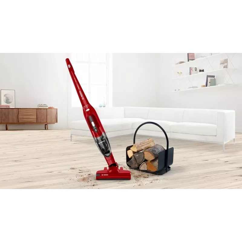Bosch Series 2 BBHF214R 2-in-1 akumulátorový vysávač červený