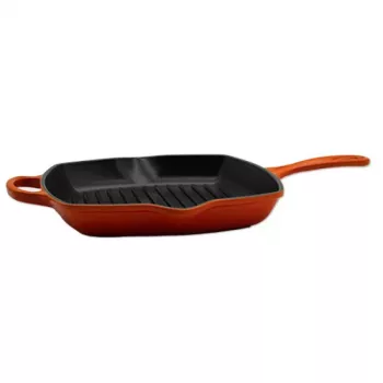 Le Creuset Signature štvorhranná grilovacia panvica 26 cm ofenrot (20183260900422)