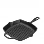 Le Creuset Signature štvorhranná grilovacia panvica 26 cm satinschwarz (20183260000422)