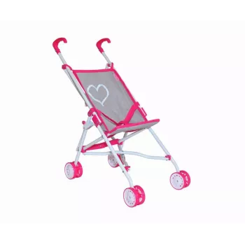 Kočík pre bábiky milly mally Julia Prestige Pink — ľahký kompaktný kočík pre bábiky, model 2722