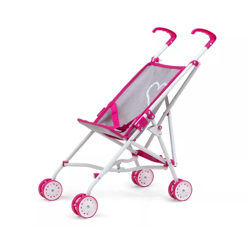 Kočík pre bábiky milly mally Julia Prestige Pink — ľahký kompaktný kočík pre bábiky, model 2722