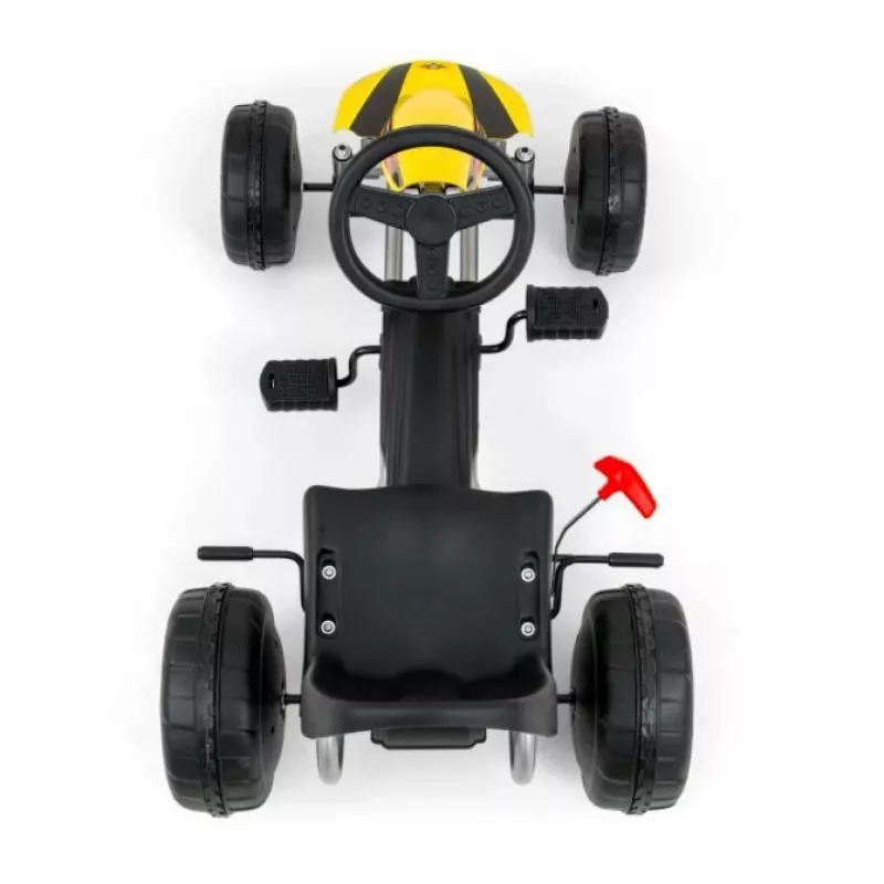 Milly Mally Gokart MILLY MALLY viper červený 3126 ľahká konštrukcia - detské vozidlo