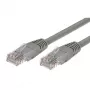 Patch kábel Cat.5e RJ45 UTP 0,5 m sivý