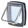 FERPLAST Swing 11 sivá – dvierka pre psy a mačky – 31 x 9,6 x 38,4 cm