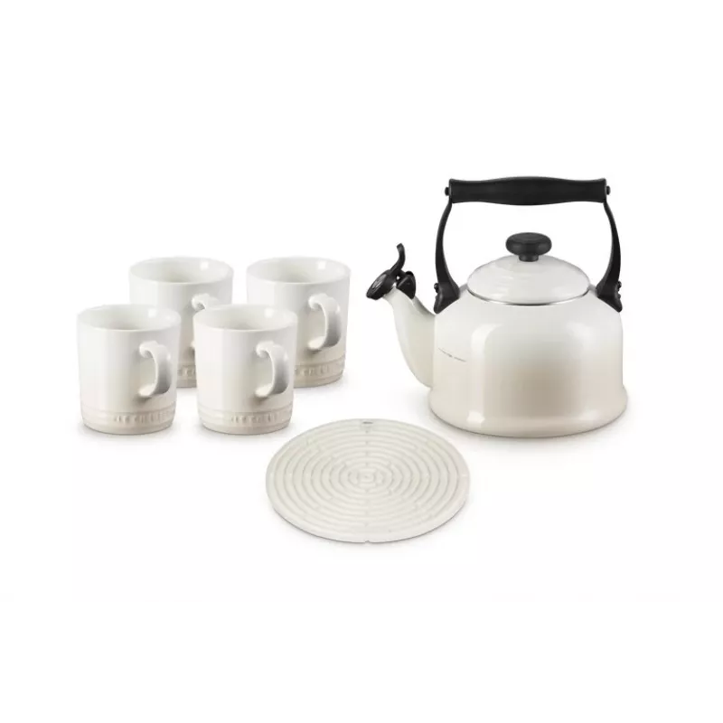 Le Creuset Traditional Kanvica na sporák, 2,1 l, Meringue (40102027160000)