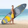 Nafukovacia doska SUP Rebel ACTIVE 350x81x15 cm set - model RBA-4500, allround-touring paddleboard