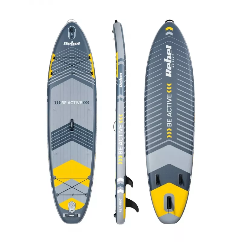 Nafukovacia doska SUP Rebel ACTIVE 350x81x15 cm set - model RBA-4500, allround-touring paddleboard