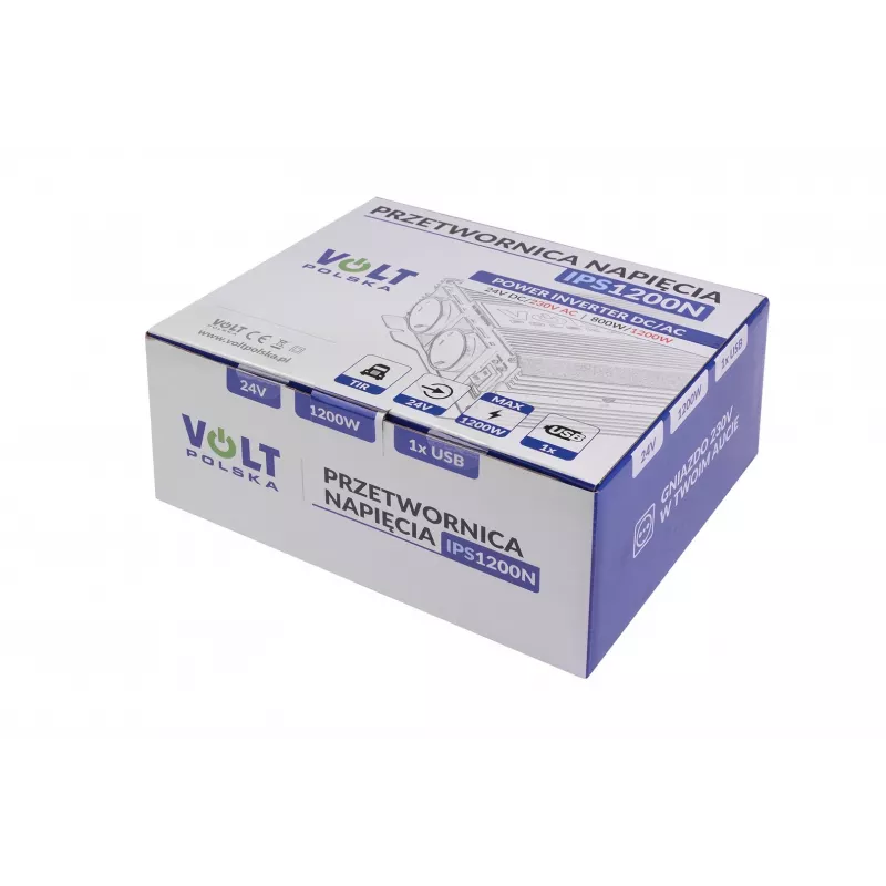 Menič napätia Volt 800/1200W 24V na 230V model 20039