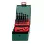Metabo 627152000 Sada špirálových vrtákov do kovu HSS, 25 kusov, DIN 338