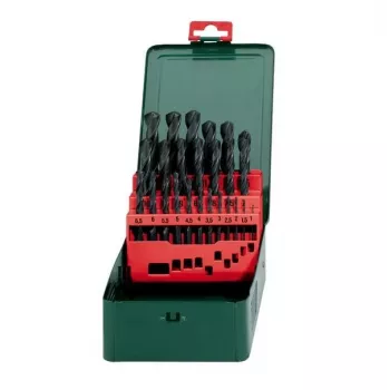 Metabo 627152000 sada HSS kovových špirálových vrtákov, 25 kusov, DIN 338