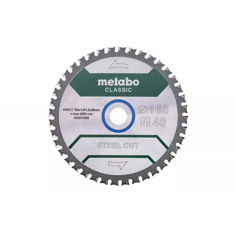 Kotúčový pílový list Metabo 628651000 16,5 cm na kov