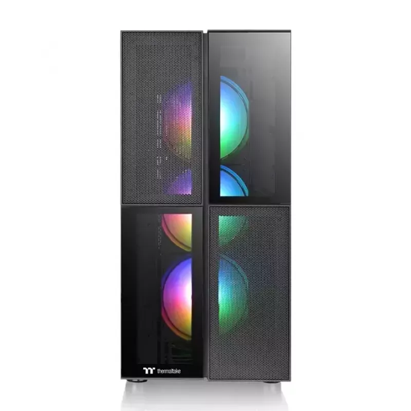 PC skriňa Thermaltake Versa T26 TG ARGB Midi Tower čierna