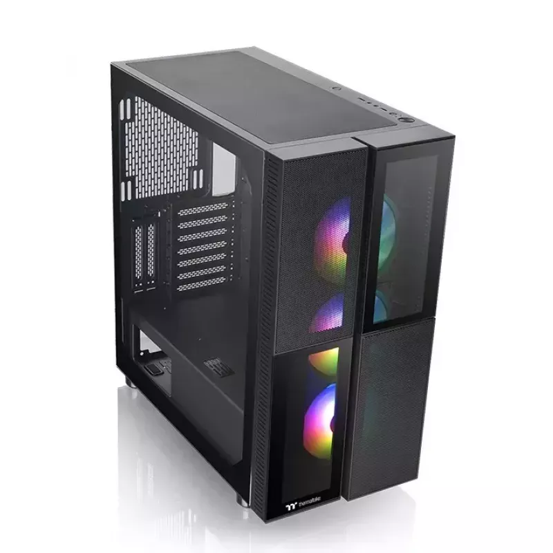 PC skriňa Thermaltake Versa T26 TG ARGB Midi Tower čierna