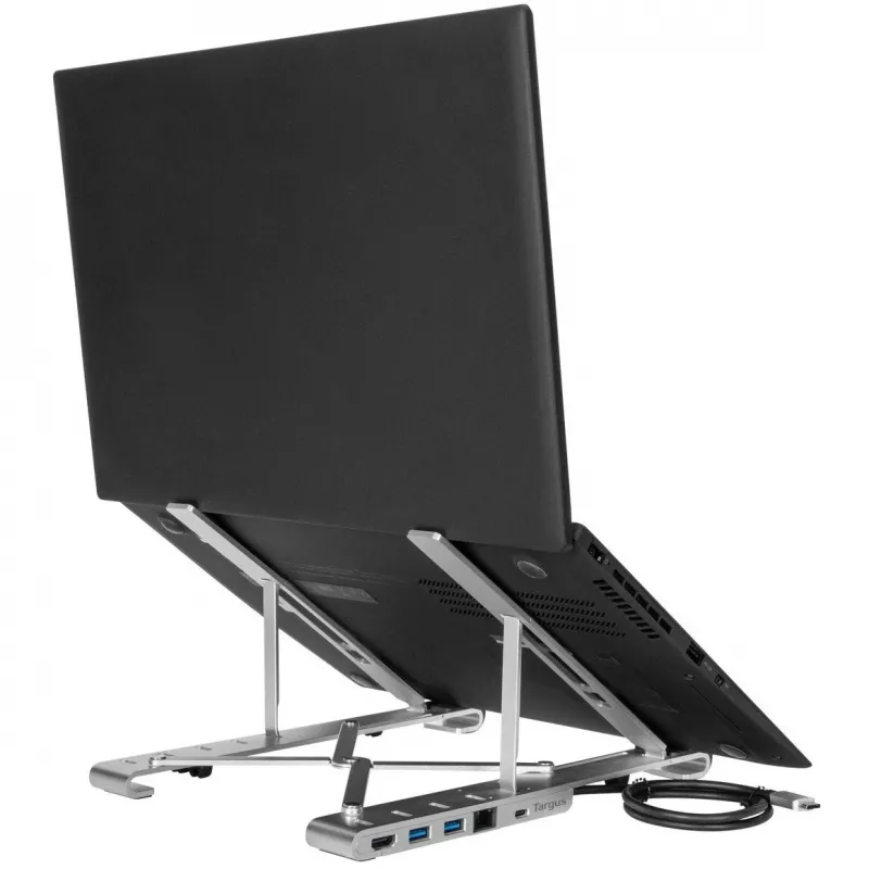 Prenosný stojan s integrovaným dockom dokovacia stanica + držiak na notebook USB-C 3.2 Gen 1 Thunderbolt 3