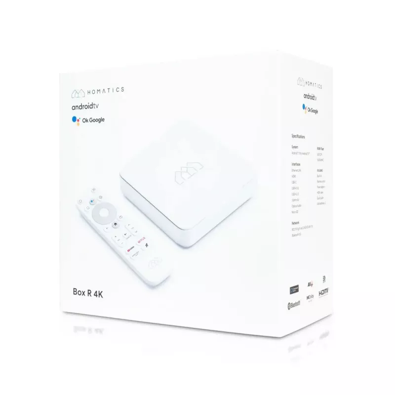 Media streaming Android TV box AB-COM Homatics Box R 4K HDR