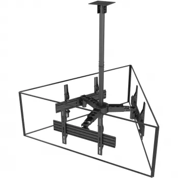 Stropný držiak na tri monitory Equip 650371