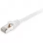 Equip 635513 Sada prepojovacích káblov Cat.6 S/FTP LSZH, RJ-45, 0,25 m, biela, 100 ks