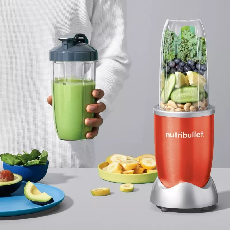 NutriBullet NB907R 0,9 L kuchynský mixér 900 W červený, strieborný