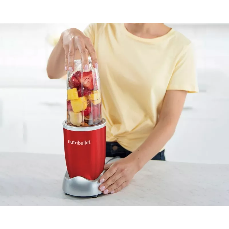 NutriBullet NB907R 0,9 L kuchynský mixér 900 W červený, strieborný