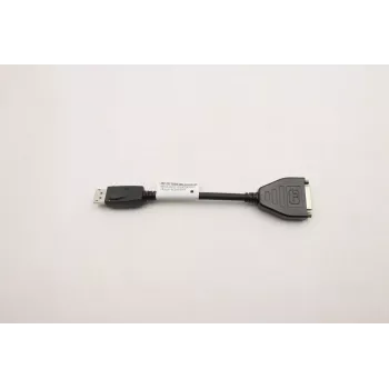DisplayPort na DVI adaptér Lenovo 5C10V06000 — DisplayPort (konektor samec) na DVI-D (konektor samica) pasívny dongle