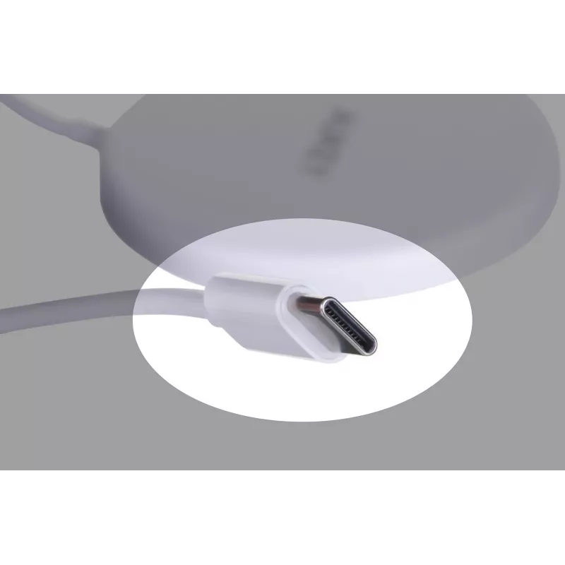 AUEKY Aircore Magnetic LC-A1 bezdrôtová magnetická nabíjačka QI USB-C 15W biela